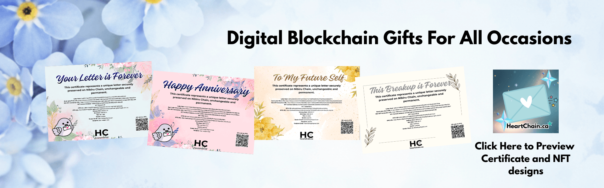 HeartChain preview banner